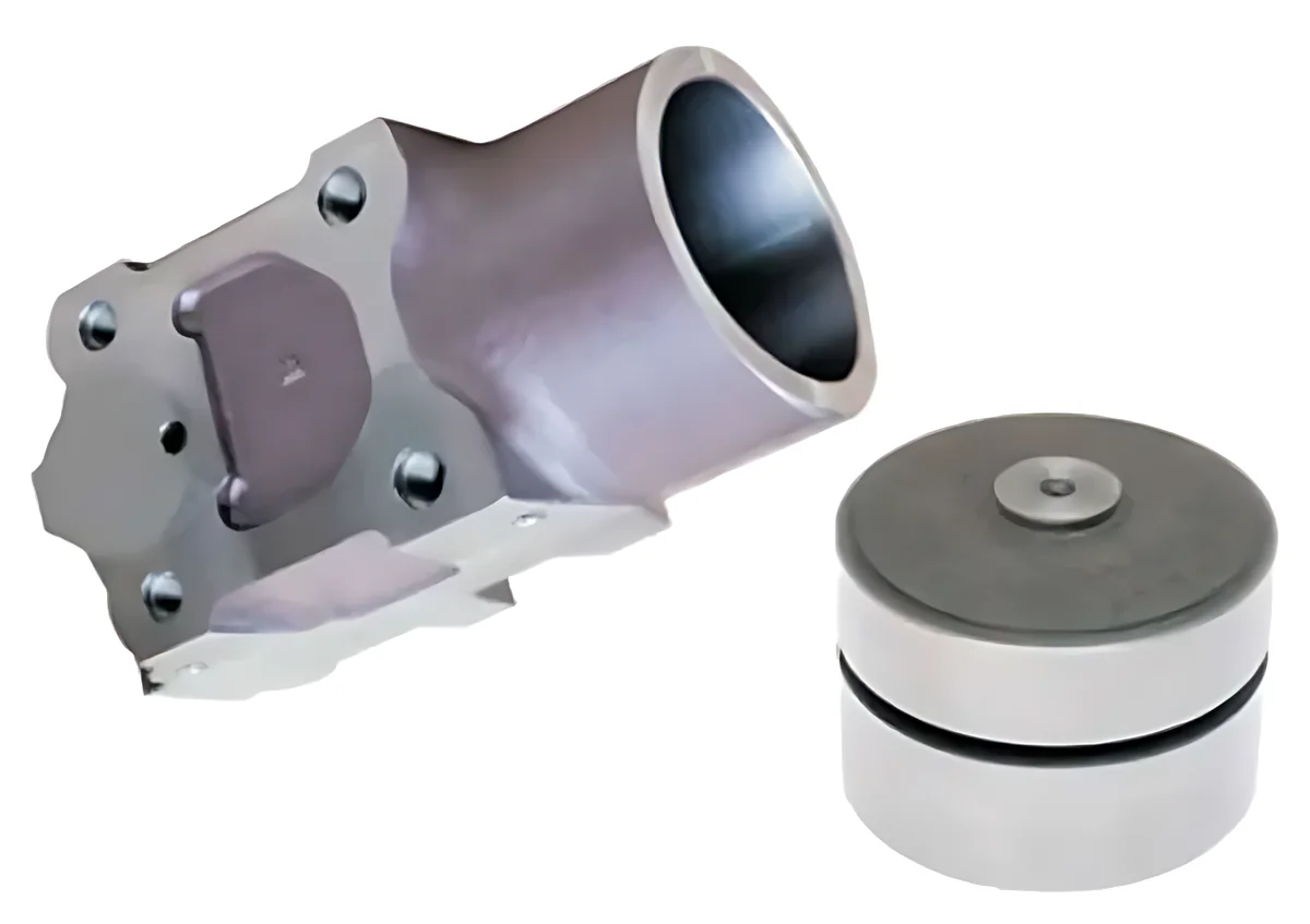 Ram Cylinder with Piston, S.G. Iron, Gray (93 mm)